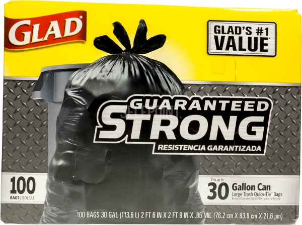 Outdoor Quick-Tie 13 Gallon Trash Bags – Chestnut Supermarket
